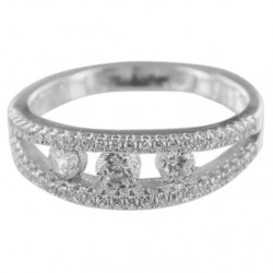 BAGUE HYPNOTIC ARGENT COLLECTION INFINITIV