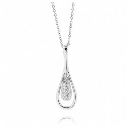 COLLIER  FANTAISIE HYPNOTIC ARGENT COLLECTION INFINITIV
