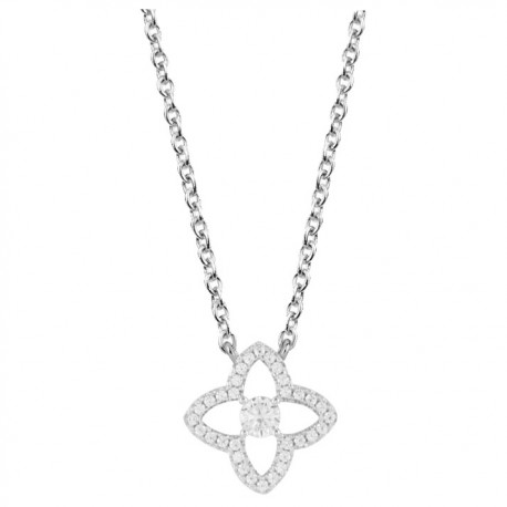 COLLIER FANTAISIE HYPNOTIC ARGENT