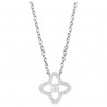 COLLIER FANTAISIE HYPNOTIC ARGENT