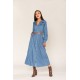 Robe en jean avec cienture Nina Carter