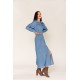 Robe en jean avec cienture Nina Carter